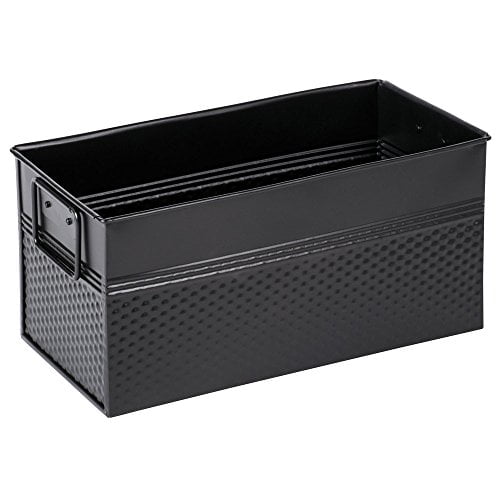 12-1/4" x 6-1/4" Third Size Black Rectangular Beverage Tub$$Home Decor, Kitchen, & Other