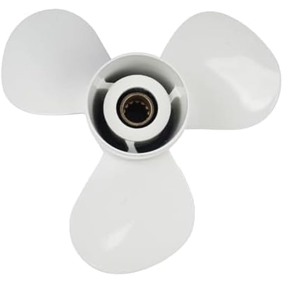 12 1/4" x 9" Propeller Replacement for Yamaha Outboard Engines 40 50 55 60 HP 13 Spline 663-45956-01-EL$$Watercraft