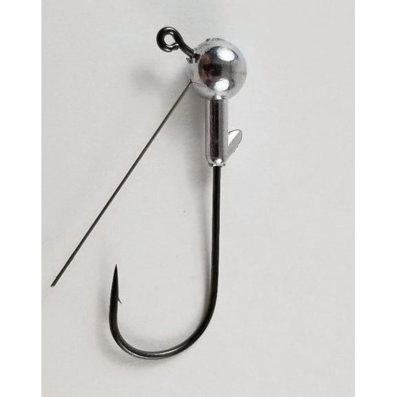12- 1/8Oz 3/0 Weedless Jighead Wire Straight Eye Grub Head Swimbait Umbrella Rig