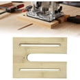 thumbnail image 1 of 12 in 1 Adjustable Router Jig, Versatile Router Fluting Jig for Precise Flutes, Woodworking Router Table Accessories, Customizable to Any Router (70mm), 1 of 1