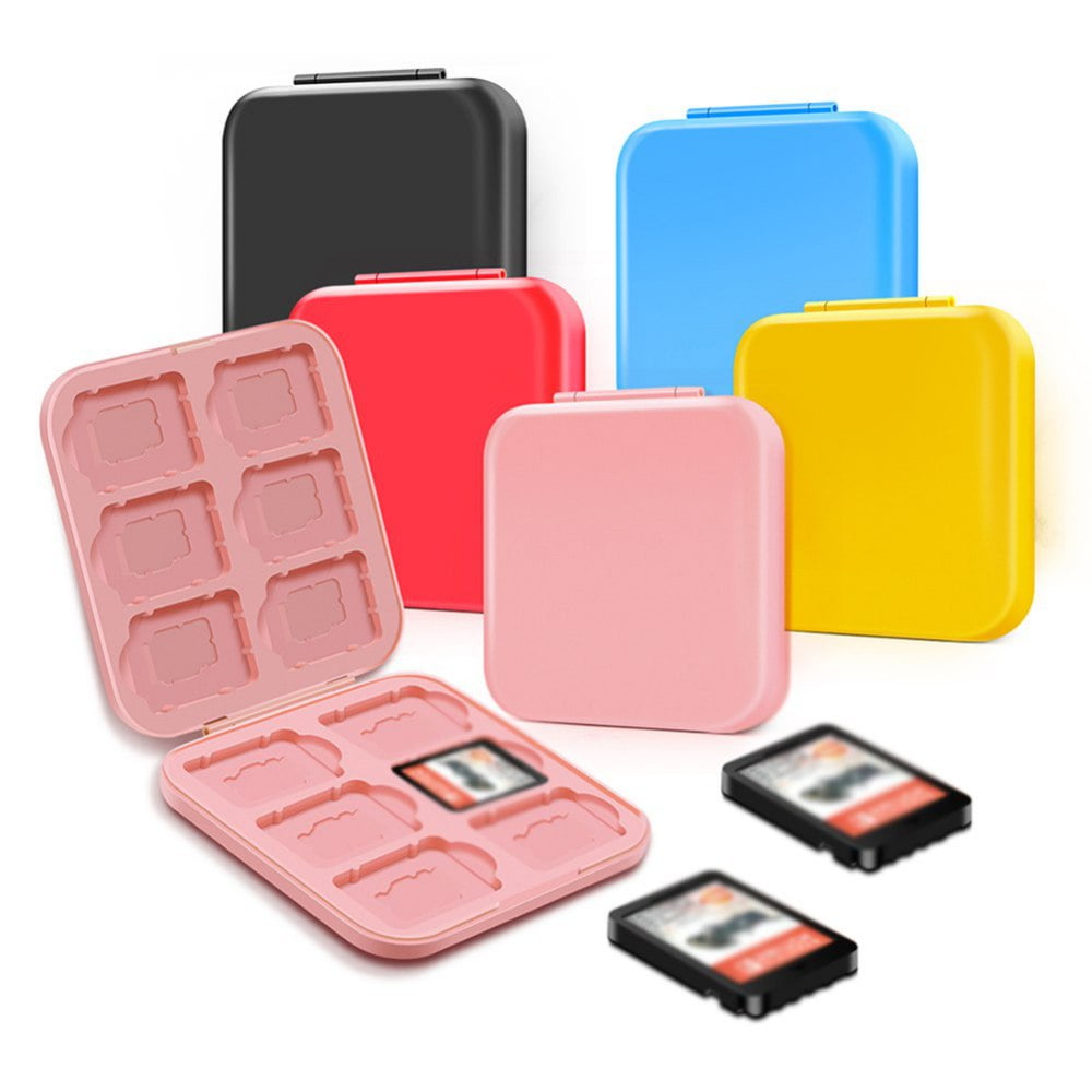 Skycase Switch Game Case for Nintendo Switch with Mirco SD Cards Holder,  Portable Switch Game Card Case with 24 Game Card Slots & 24 Micro SD Card
