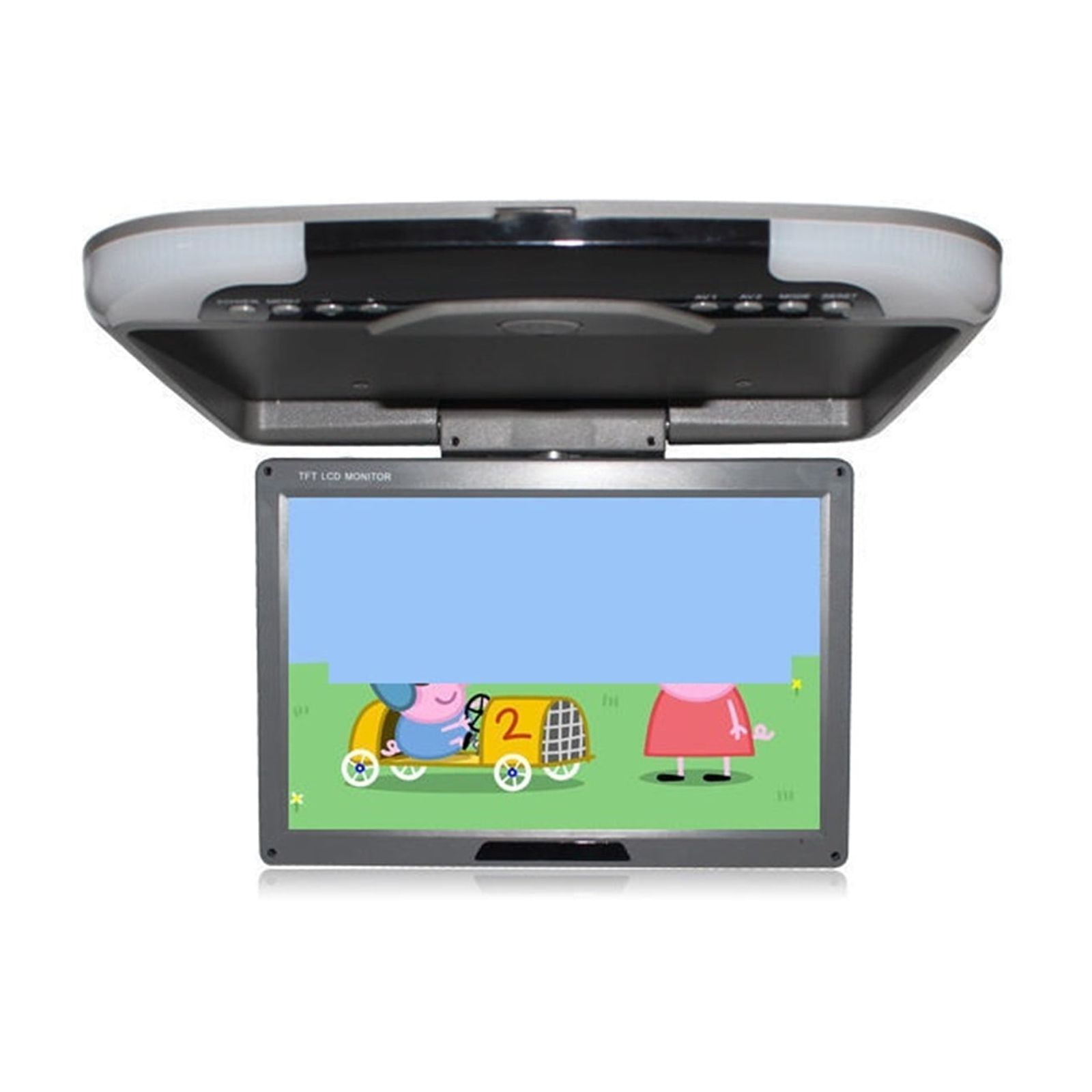 12.1 Inch HD Car Roof Mount Monitor 360° Screen Rotation Car Video ...