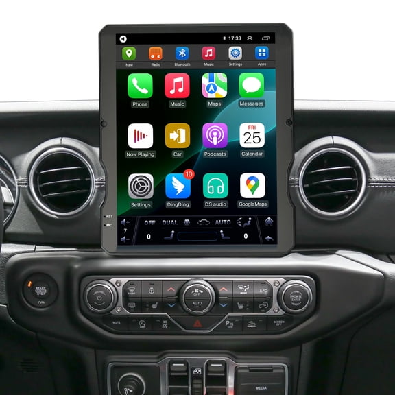 12.1 Inch for Jeep Wrangler JL 2018–2023 & Gladiator JT 2020–2023 Car Radio, Car Stereo CarPlay Support OEM Camera, 2+64