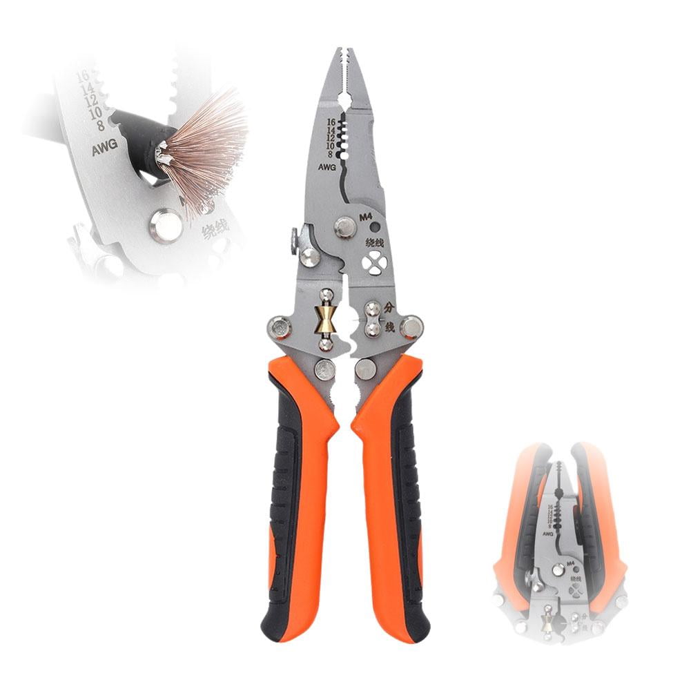 2024 New Multifunctional Elbow Wire Stripping Pliers With A