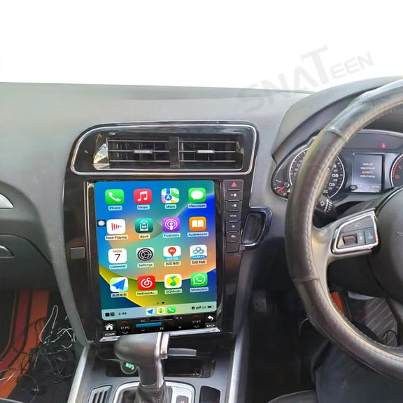 12.1 inch Carplay Screen/Radio/Multimedia Player for Audi Q5 2010-2018 models Universal Car Navigation/GPS Upgrade HeadUnit Android Display 1080P Touch Screen Replace System (Right-Hand Drive)