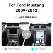 12.1 inch Carplay Screen/Radio/Multimedia Player for Ford Mustang 2009 2010 2011 2012 models Universal Car Navigation/GPS Upgrade HeadUnit Android Display HD Touch Screen Replace System