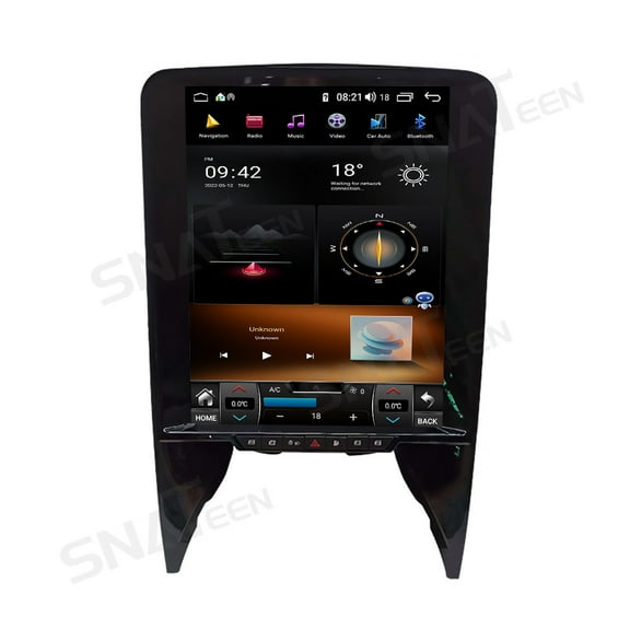 12.1 inch Carplay Screen/Radio/Multimedia Player for Lamborghini Gallardo 2007-2014 Models Universal Car Navigation/GPS Upgrade Headunit Android Display Video 1080P Touch Screen Replace System