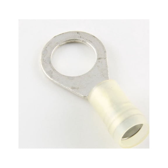 12-10 Ga. MIL-Spec Nylon-Insulated Ring Terminals, 3/8" Stud - (pack of 10)