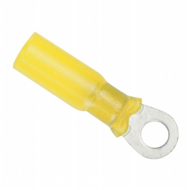 12-10 Gauge - 0.37 in. Heat Shrink Ring Terminal
