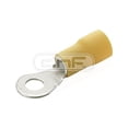 thumbnail image 1 of 12-10 Gauge Yellow Ring Terminal Electrical Wire Connectors #8 (100 Pack), 1 of 2
