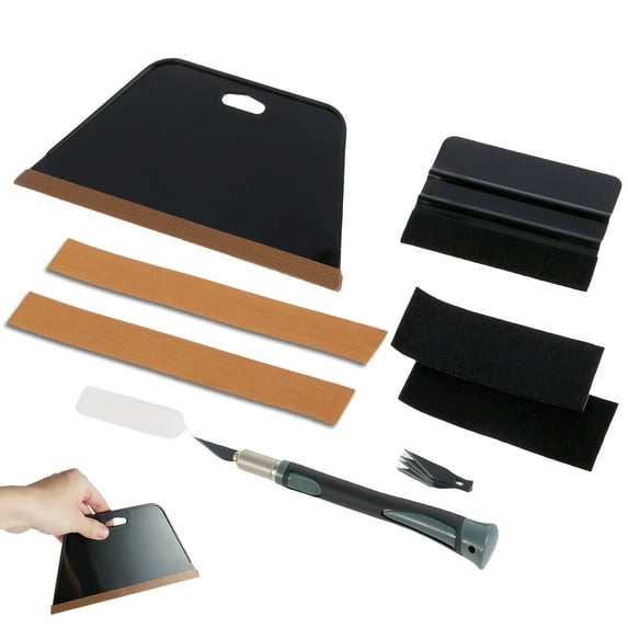 12/11Pcs Wallpaper Smoothing Tool Kit Multifunctional Wallpaper Tool Set with Scraper and Art Cutter Reusable Vinyl Squeegee Tools Professional Wallpaper Tools for Applying Peel and Stick Wallpaper