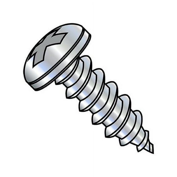12-11X2 Phillips Pan Self Tapping Screw Type A Fully Threaded Zinc (Pack Qty 1,500) BC-1232APP