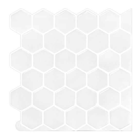 12*12In Self Adhesive Kitchen Wall Tiles Bathroom Mosaic Tile Sticker Peel&Stick Pet Paper+Epoxy Peel-And-Stick Tile Splashbacks