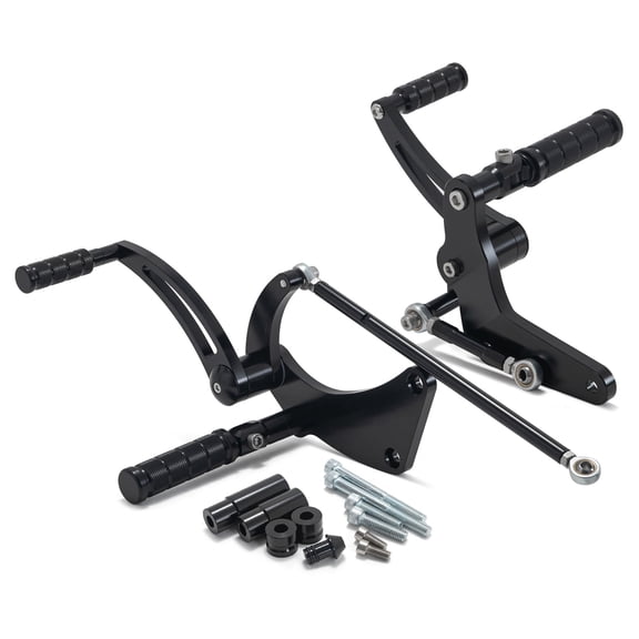 12"-13" Forward Controls for Harley Softail Low Rider FXLR 107 2018-2020 2019 Street Bob FXBBS 114 FXBB 107 2018-2024 Standard FXST 2020-2024 2021 2022 2023 Adjustable Foot Pegs Aluminum