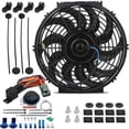 thumbnail image 1 of 12-13 Inch 130w Electric Radiator Fan Adjustable Temperature Controller Kit, 1 of 8