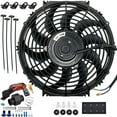 thumbnail image 1 of 12-13 Inch 90w Electric Fan Radiator Hose Grounding Temperature Switch Kit, 1 of 7