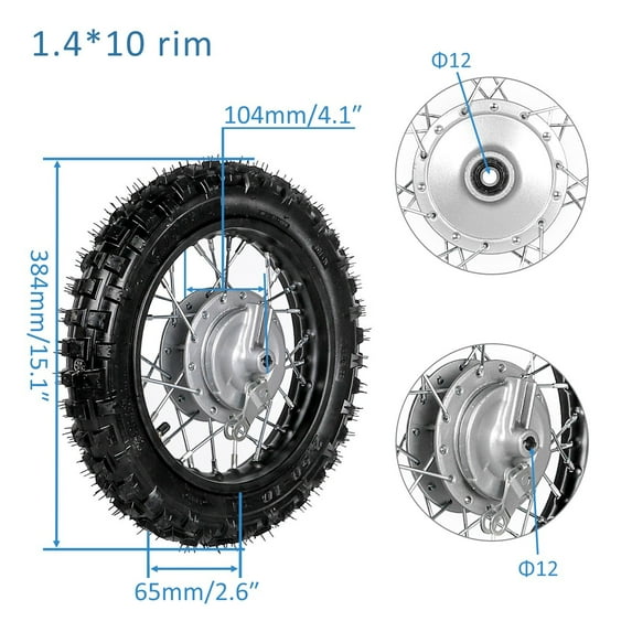 12" 14" 16" 19" Wheel Brake Apollo SSR 110cc 125cc 150cc 200Dirt Pit Bike Taotao
