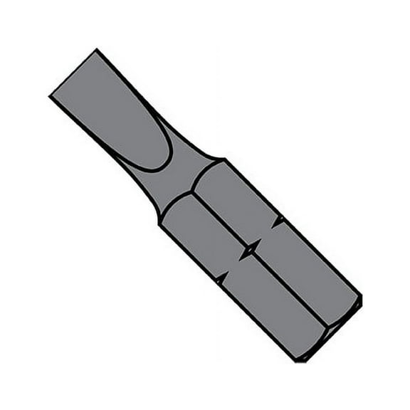 12-14X1X1/4 Slotted Insert Bit (Pack Qty 100) BC-39-539