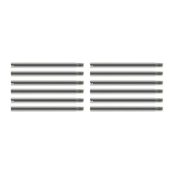 12 -15.2MM SCREW PINS FOR MENS ROLEX JUBILEE WATCH BAND 62510H LINK 16013 16014