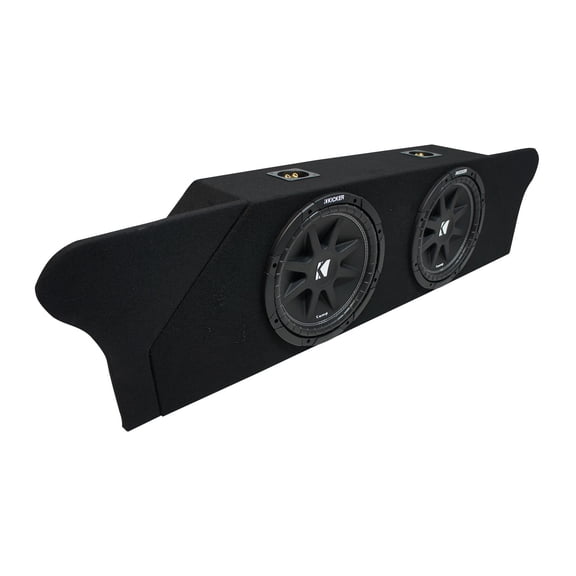 12-15 Chevy Camaro Coupe Trunk Kicker Comp C12 Dual 12" Sub Box New Final 2 Ohm
