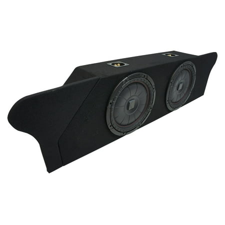 12-15 Chevy Camaro Coupe Trunk Kicker CompVT CVT12 Dual 12" Sub Box Final 2 Ohm