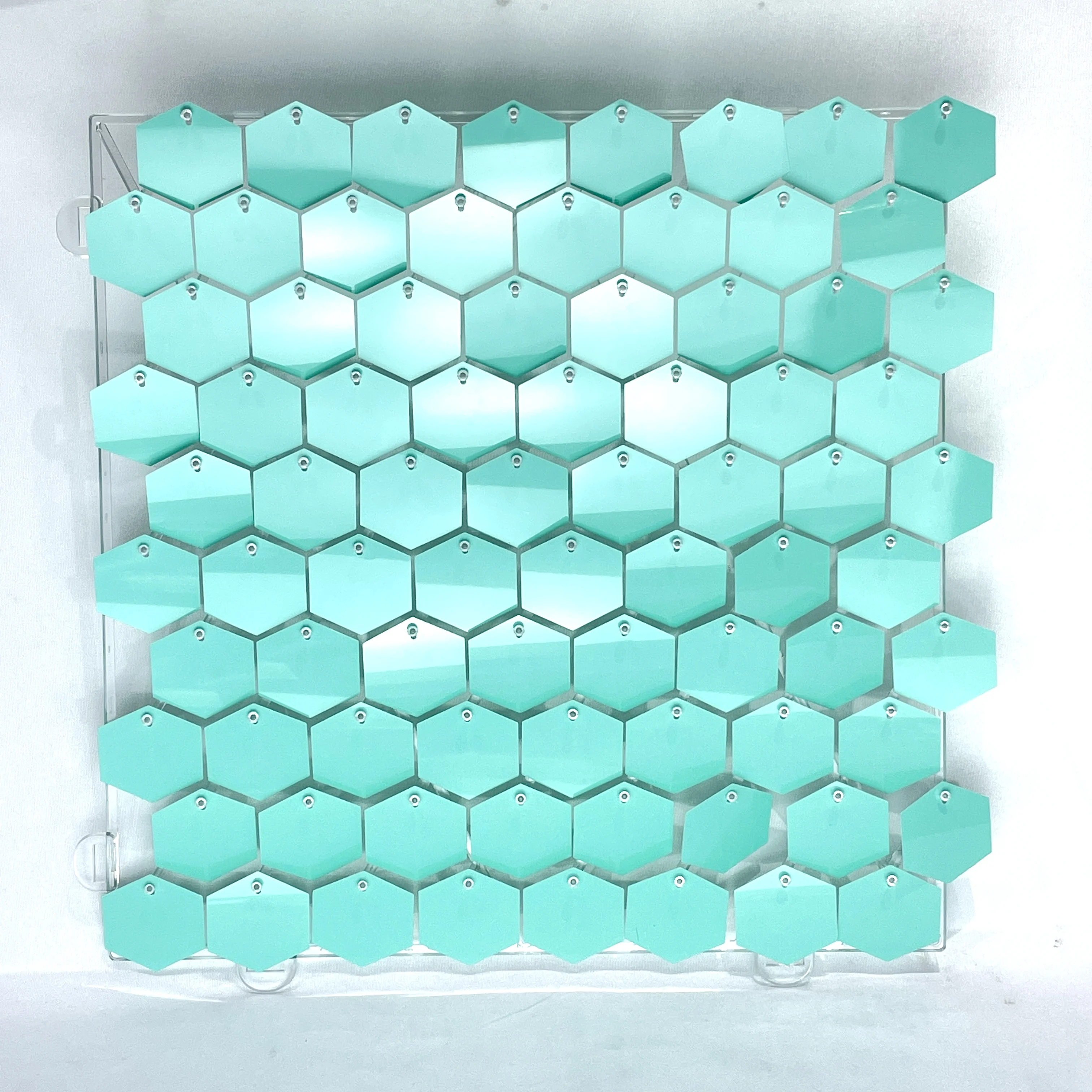 12/16/18pcs Hexagonal Sequin Backdrop Panels for Wedding Birthday Party ...