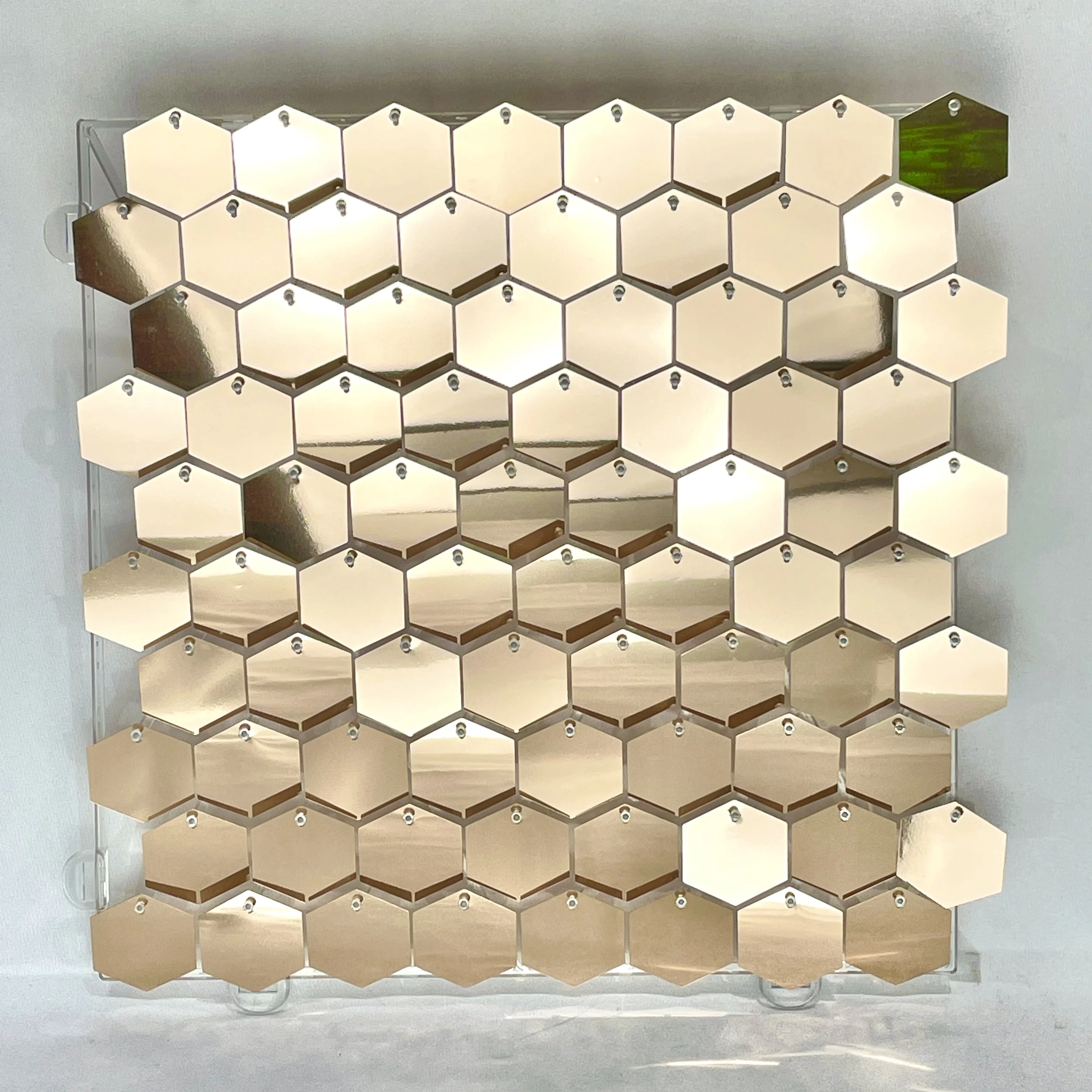 12/16/18pcs Hexagonal Sequin Backdrop Panels for Wedding Birthday Party ...