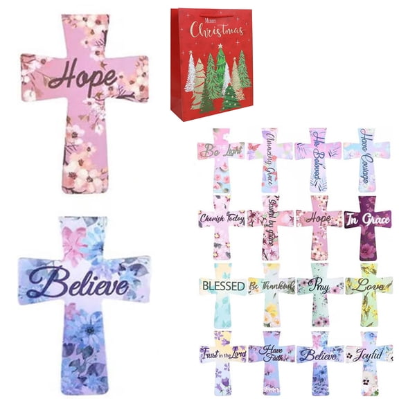 12/16/24 Pcs Magnetic Christian Religious Cross Bookmark with Inspirational Quotes for Bible Study, Readers, Teachers, Students