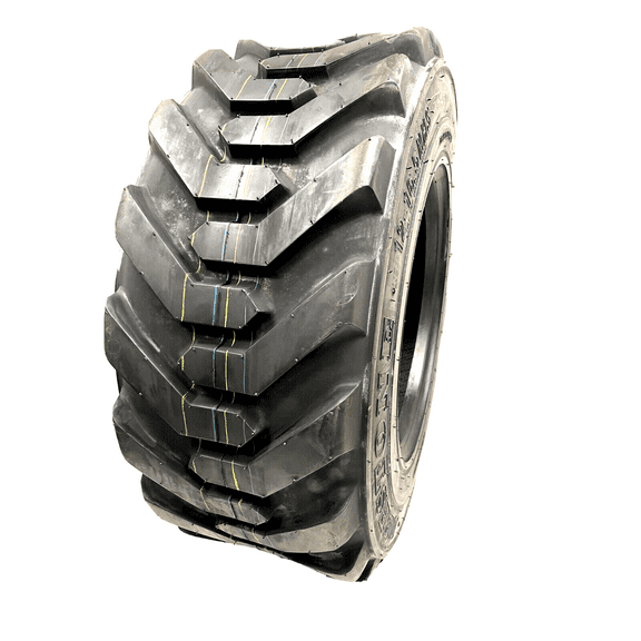 12-16.5 Skid Steer Tire, 12-Ply Heavy Duty 12x16.5 Loader Tire with Rim Guard, Replacement for Bobcat & Skid Loaders