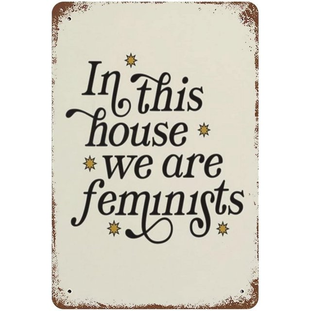 12×16 inch In this house，Personalized Metal Tin Sign Decoration for