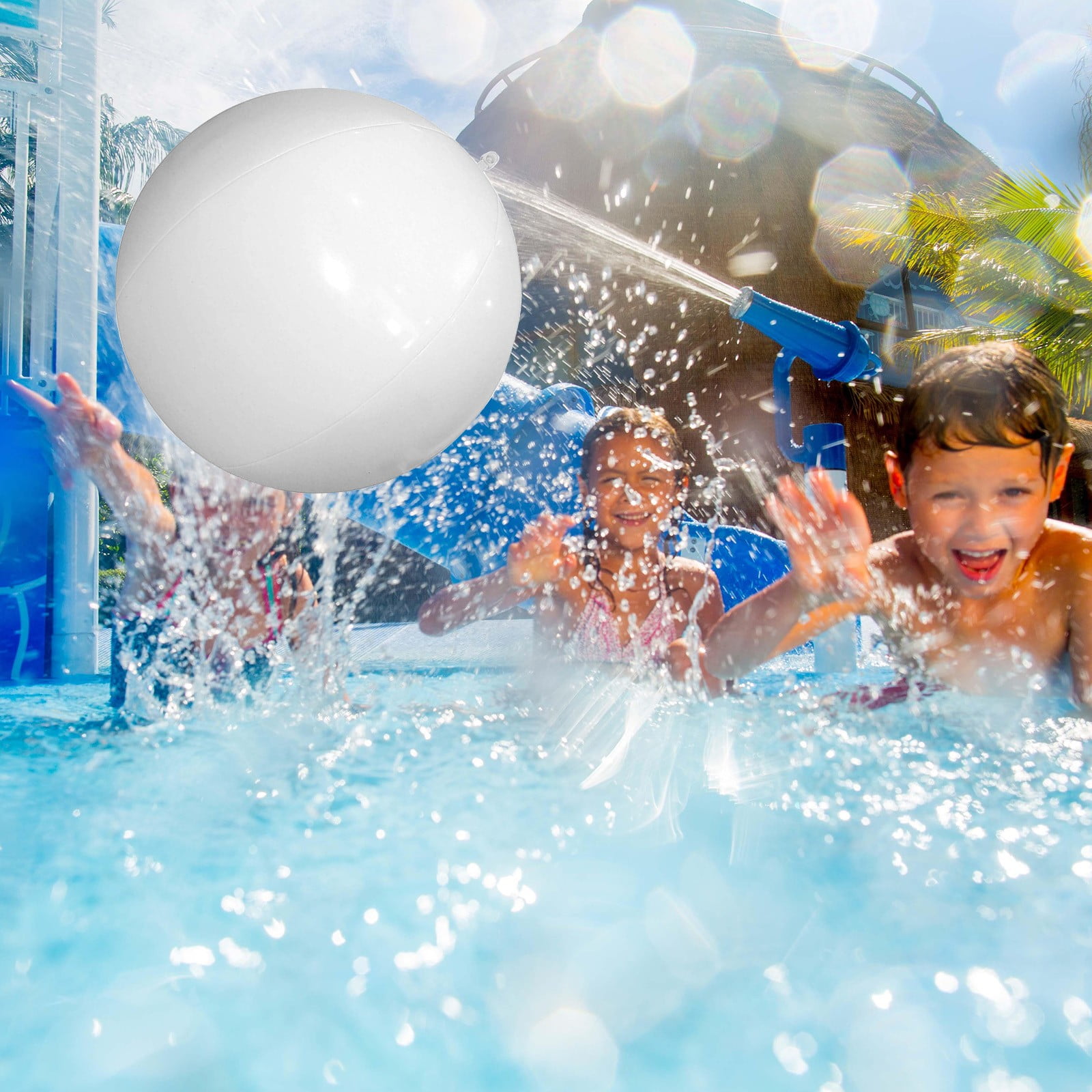 Giant 46-Inch Inflatable Beach Ball - Massive Outdoor Party Fun For Kids & Adults