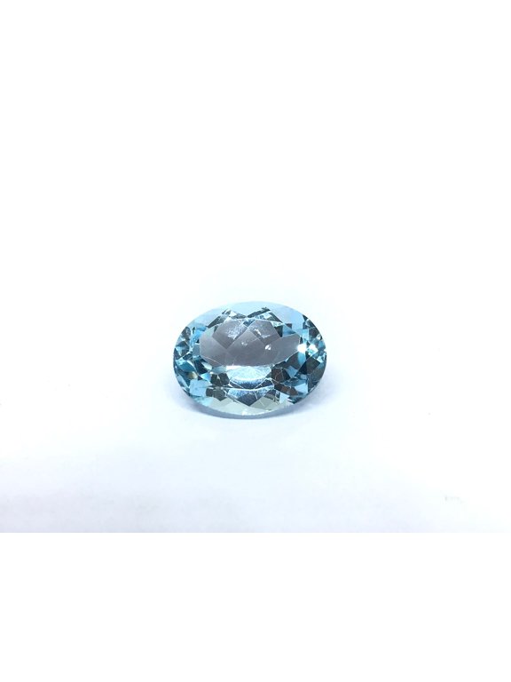 12/16 mm natural oval shape blue topaz November birthstones