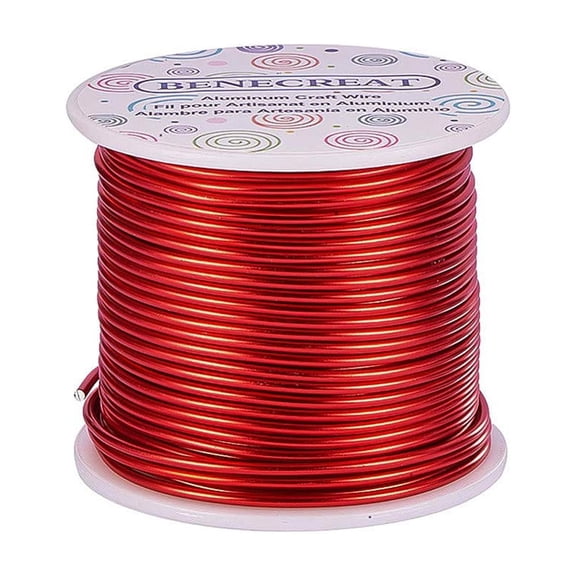 12 17 18 Gauge Aluminum Wire (18 Gauge 492 FT) Anodized Jewelry Craft Making Beading Floral Colored Aluminum Craft Wire - FireBrickDIY