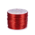 thumbnail image 1 of 12 17 18 Guage Aluminum Wire (17 Gauge 380FT) Anodized Jewelry Craft Making Beading Floral Colored Aluminum Craft Wire - FireBrick, 1 of 7