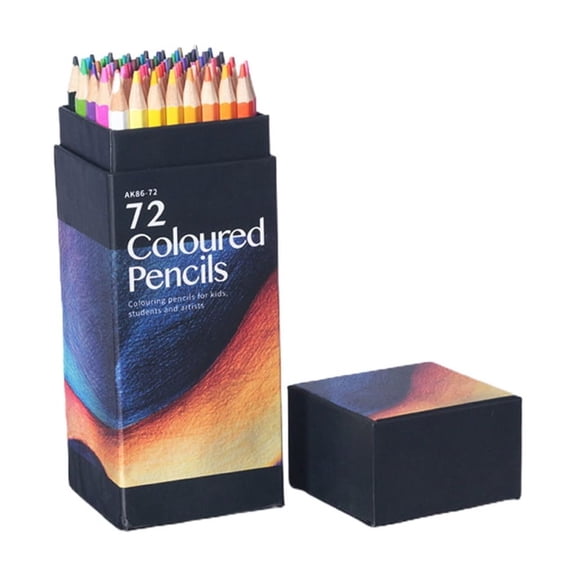 12/18/24/36/48/72 Colors Oil Based Colored Pencils Sketch Drawing Pencils Coloring Pencils for Adults Artists Teens Kids