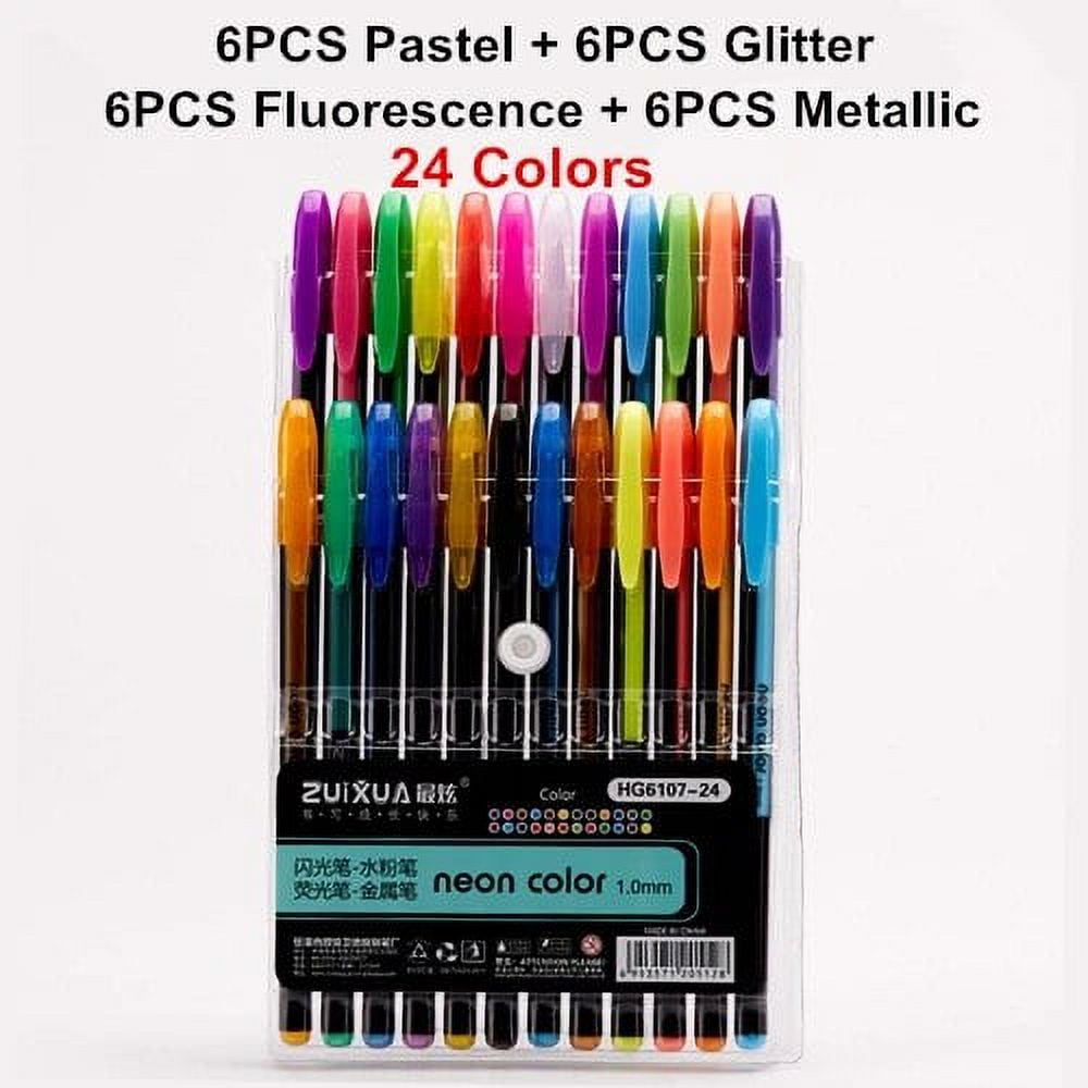 12/18/24/36/48Pcs/Set Promotion pen Gel Pens Set Glitter Gel Pen For ...