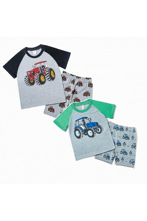 12-18 Month Boy Clothes Summer Toddler Baby Girl Summer Ensemble Paisley Print Short Sleeve Top and Elastic Ponte Shorts