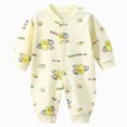 thumbnail image 1 of 12-18 Months Preemie Underwear Sets Cotton Boys Home Wear Baby Warm Girls Fall Clothes Fall Pants Clothing Sleep & Play One-Piece Bodysuit, 1 of 5