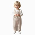 thumbnail image 1 of 12-18 Months Toddler Boys Pants, Outdoor Pants Cargo/Straight Work Hiking Pants School Pants Sweatpants Casual Jogging Trousers Running Pants Beige Pants, 1 of 5