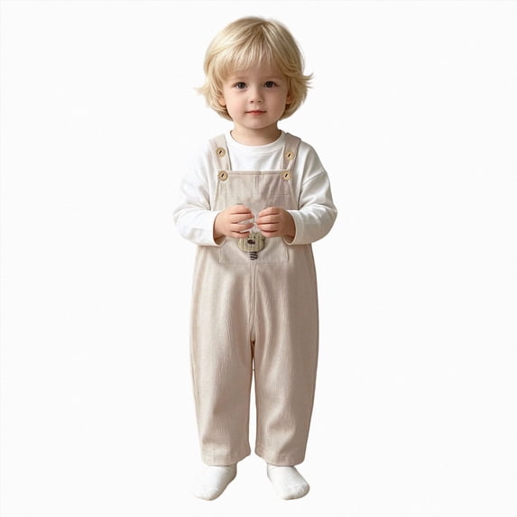 12-18 Months Toddler Boys Pants, Outdoor Pants Cargo/Straight Work Hiking Pants School Pants Sweatpants Casual Jogging Trousers Running Pants Beige Pants