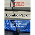thumbnail image 1 of Pontoon Boat Solutions Canvas Solution with 12 Gator Bites Combo Pack, 1 of 8