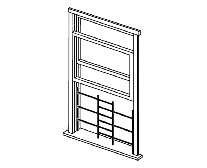 Window Guard Autism 12-18 X 15 - 3 Bar Child Safety Window Guard - Walmart.com