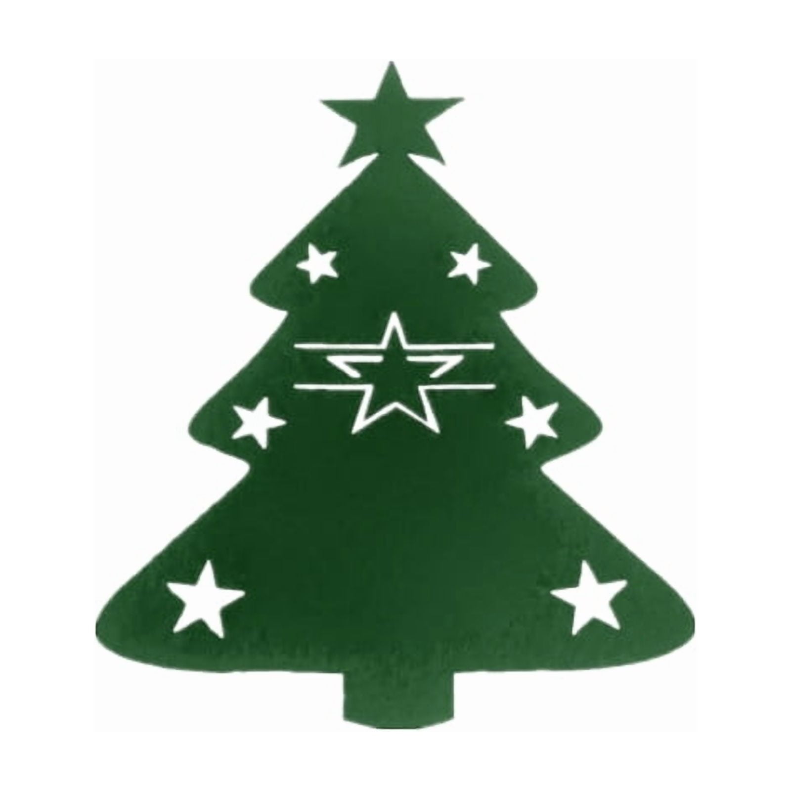 12-1PC Felt Christmas Tree Cutlery Rack Fork Spoon Bag Christmas Table ...