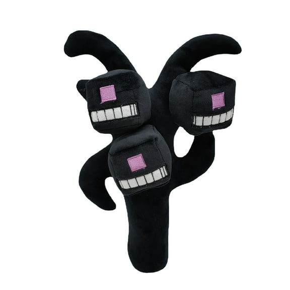 12.2 Inch Wither Plush Toys, Black Stuffed Plushie Doll Gift for Kids Game Fans Collectible Decoration