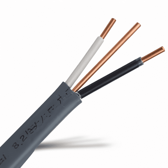 12/2 UF-B Wire, Underground Feeder and Direct Earth Burial Cable (150ft Cut) - 12 AWG, 2 Conductors, 600V, 20 Amp, PVC Nylon, Gray Jacket