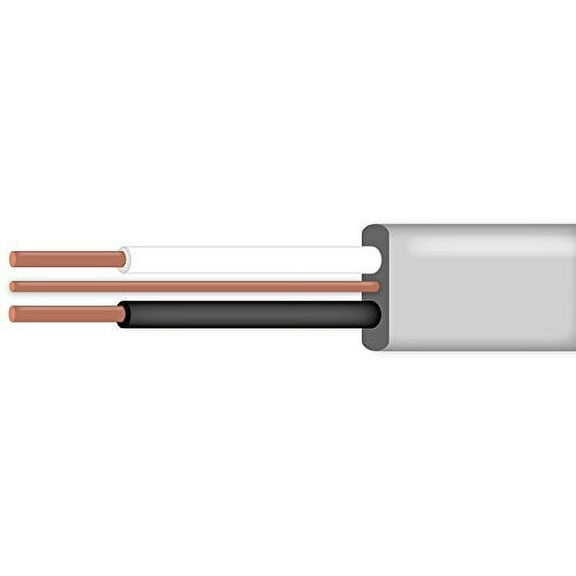12/2 UF-B Wire, Underground Feeder and Direct Earth Burial Cable (50Ft Cut)