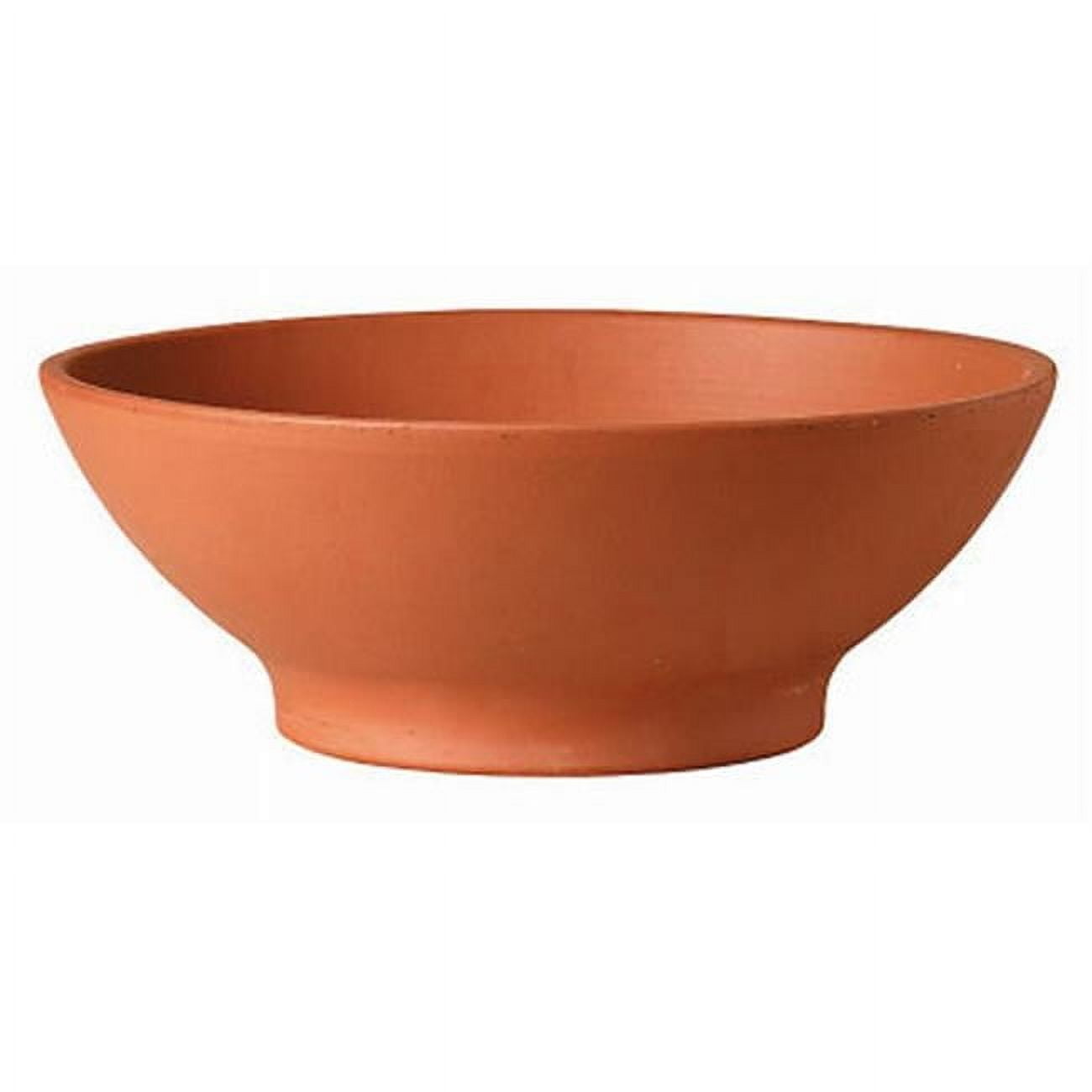 12.2 x 5.1 in. Terra Cotta Low Bowl Planter