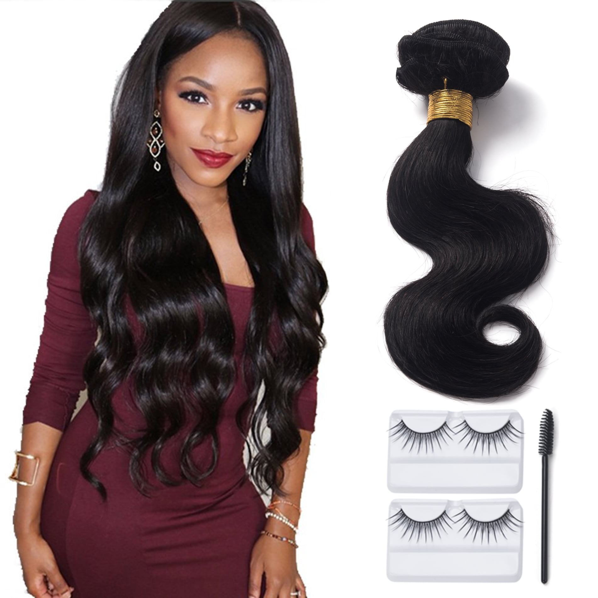 12"20" Body Wave Human Hair Bundle 7A Unprocessed Brazilian Virgin