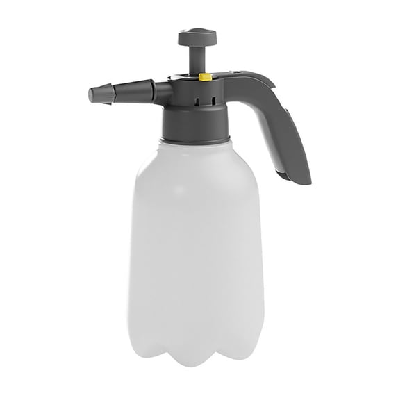 12.20 Inch Handheld Pressure Spray Bottle, 1.5L Pump Sprayer with Adjustable Nozzle for Gardening, Cleaning, Watering & Household Use(White) Happy Day!