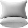thumbnail image 1 of 12 × 20 Pillow Insert (Pack of 2) Memory Foam Lumbar Support Throw Pillow Sham Rectangular for Decorative Cushion Bed Couch Sofa Without Deform After Longtime Use(Grey), 1 of 5